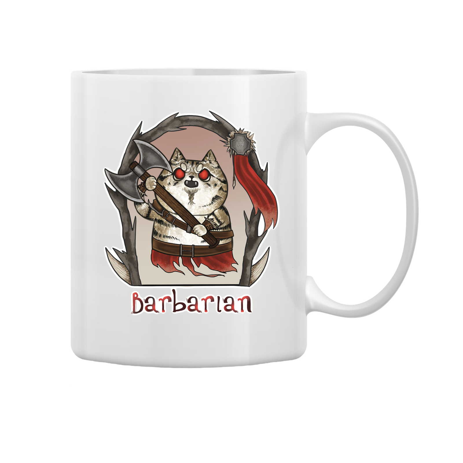 Dungeons & Cats™ Barbarian Mug
