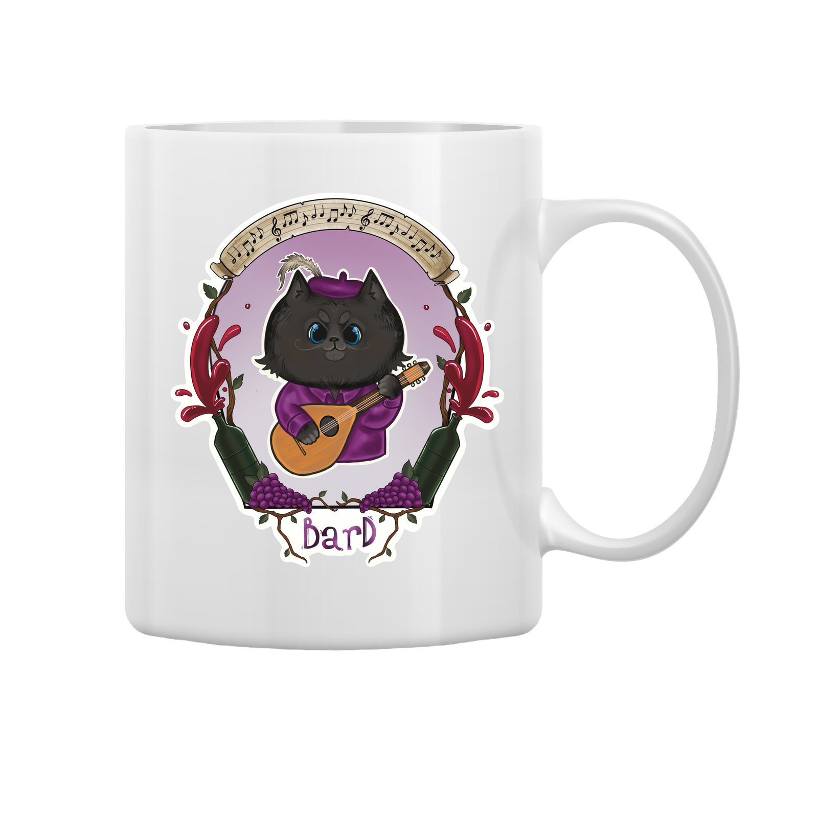 Dungeons & Cats™ Bard Mug