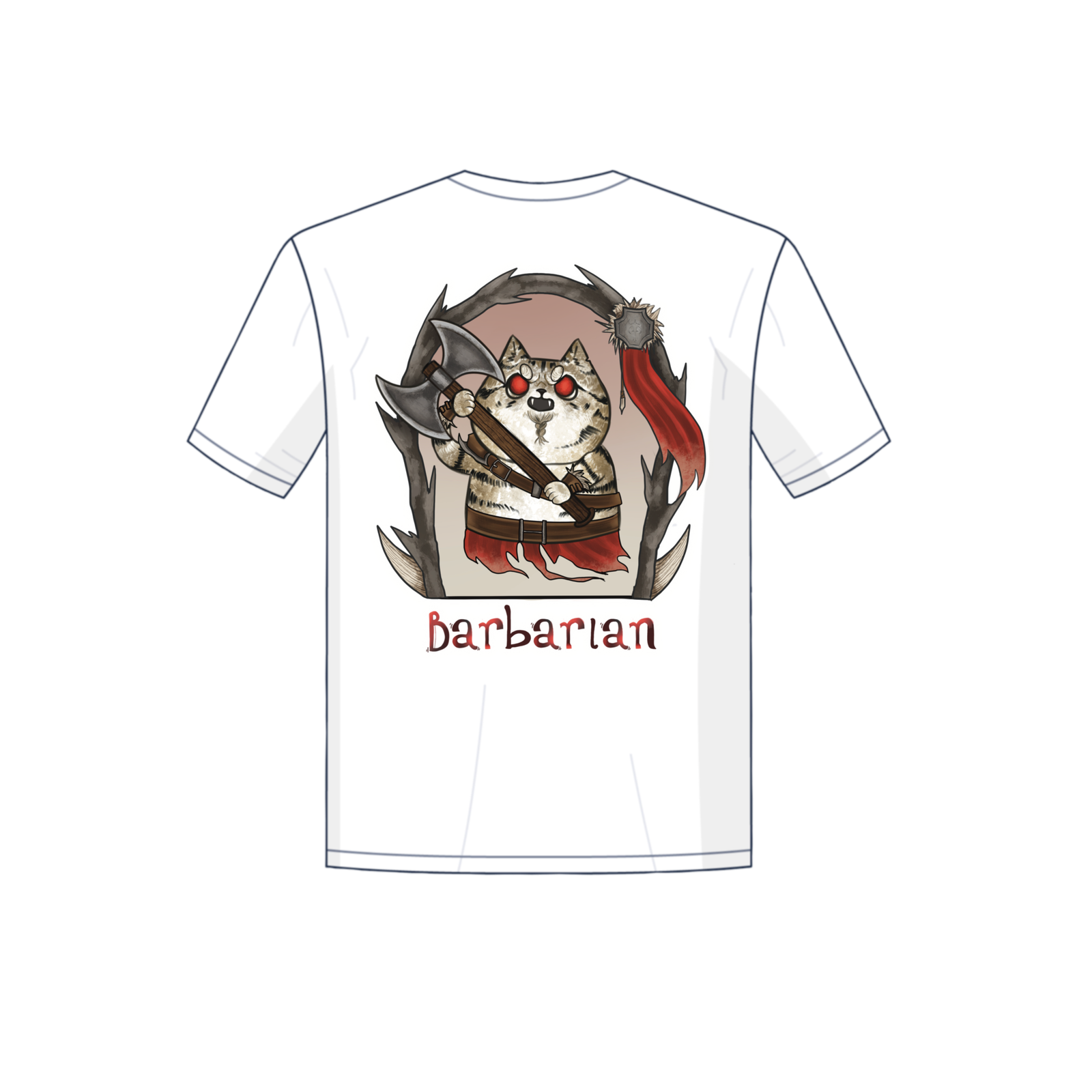 Dungeons & Cats™ Barbarian T-Shirt